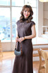 High Neck Sleeveless Long Knitted Casual Dresses